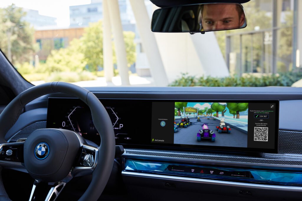 Gaming in a car has been revolutionized with BMW’s new in-vehicle entertainment system