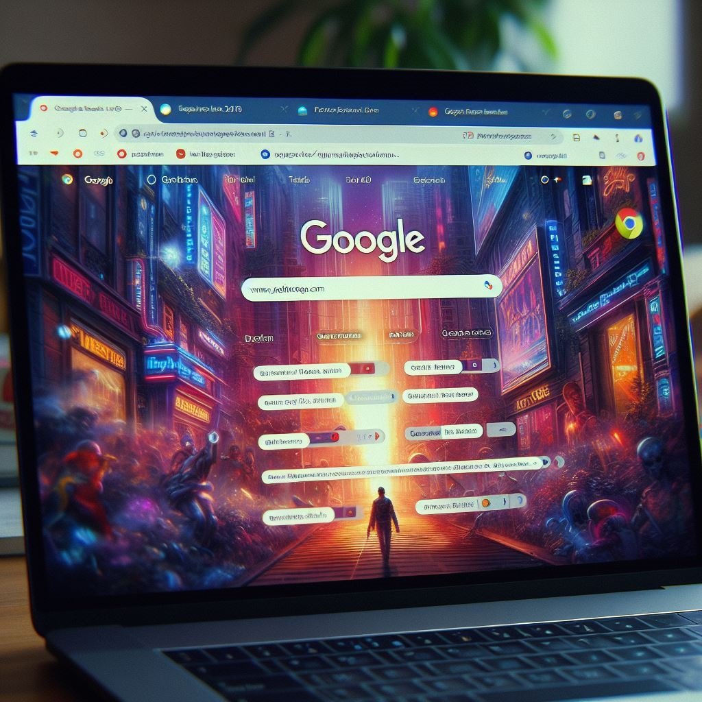 Google Chrome is the world’s most popular browser. (image generated by AI)