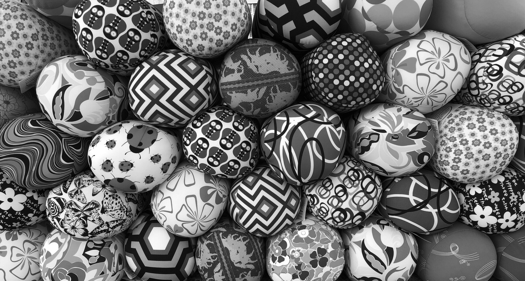 Hero image of various baubles illustrating Binance's return to full operations.