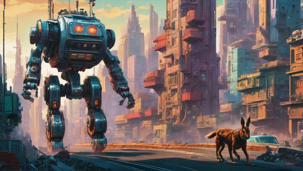 Hero image accompanying article about the history & future of autonomous robots.