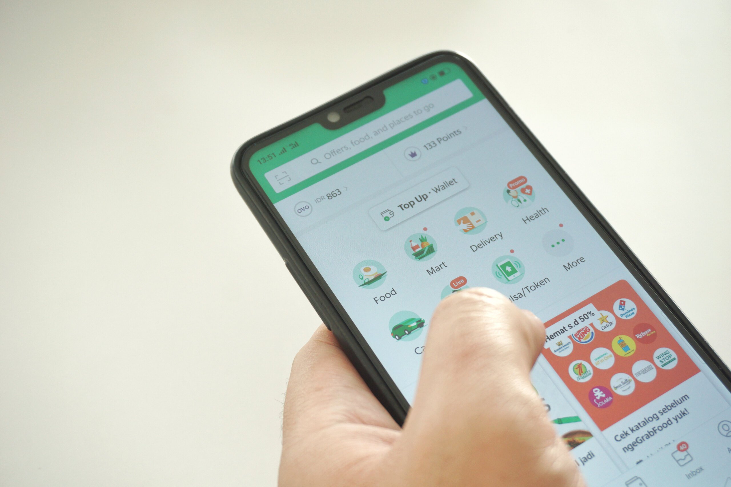 GXBank, led by Grab, has launched the beta version of its digital banking app for an exclusive group of 20,000 Malaysians since last week. Photo: Shutterstock