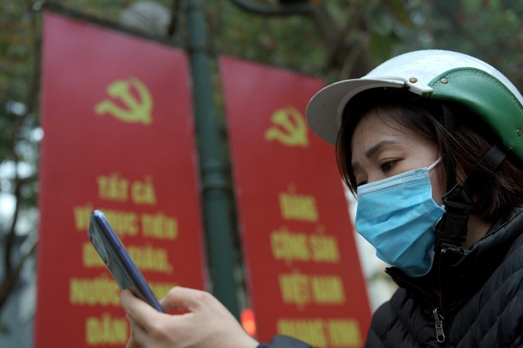 Vietnam's economy and growth will be predicated on the growth of the digital economy. (Photo by Nhac NGUYEN / AFP)